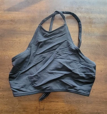 Nuevo con etiquetas Top de natación de bikini Rachel Pally S cuello alto atado trasero 122906 Foto 1 de 2