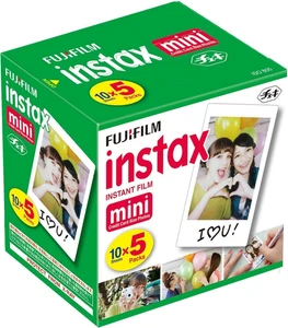 Mini Instant Film, 10 Sheets×5 Pack(Total 50 Shoots) - Picture 1 of 12