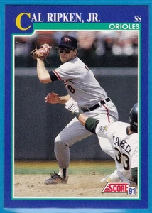 Partitura 1991 - Cal Ripken #95 - Baltimore Orioles - Imagen 1 de 2