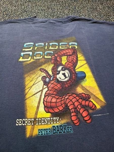 Camisa De Colección Big Dogs Spiderman Parodia Peter Barker Talla XL XXL Usada Desteñida - Imagen 1 de 14