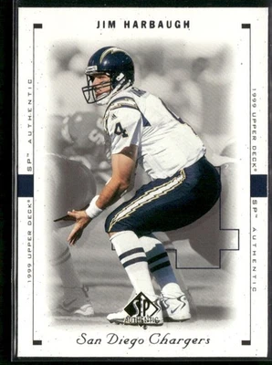 1999 SP Authentic #72 Jim Harbaugh - Image 1 of 2