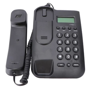 Battery-free Telephone Land Line Corded Landline Office Wall Mounted - Picture 1 of 12
