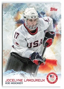 2014 Topps U.S. Olympic & Paralympic Team & Hopefuls #53 Jocelyne Lamoureux USA - Picture 1 of 2