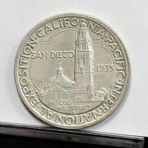 Medio dólar de plata 1935-S San Diego Comm - Ch BU (#59851-L) - Imagen 1 de 8