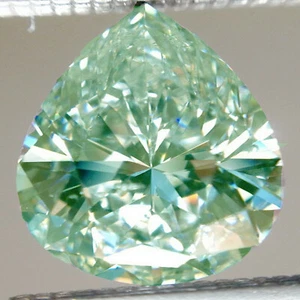 1.54 Ct 8*7 Mm Vvs1 Ice Blue Color Pear Cut Loose Moissanite Diamond For Rings - Picture 1 of 1