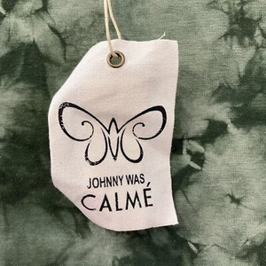 Johnny Was Calme Short Sleeve T Shirt Womens Size S Green Parker Layering - Picture 1 of 11