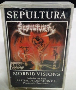 VTG 1986 SEPULTURA MORBID VISIONS HEAVY METAL ROCK MUSIC CASSETTE e - Picture 1 of 5