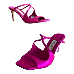 Jimmy Choo decolte tacco anice 75 UK6 IT39 fucsia rosa caldo - Foto 1 di 20