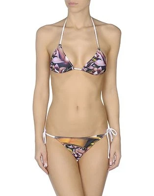 NUEVO CON ETIQUETAS CLOVER CANYON S traje de baño de neopreno bikini cromo dividir 2 piezas corbatas buceo Foto 1 de 2