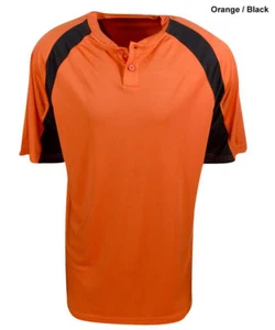 Baseball Jersey Mizuno G3 Youth MEDIUM New Boys Orange & Black - Picture 1 of 1