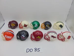LOT of 10 Riddell NFL Micro Mini 2" Football Helmet Plastic Miniature NCAA Mid A - Picture 1 of 11