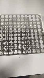 Varian Fraction collector 16mm Racks (100) 60-2137-043 - Picture 1 of 5