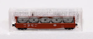 MICRO-TRAINS N GA 046 00 070 PENNSYLVANIA 50' GONDOLA, FISHBELLY, DROP END, LOAD - Picture 1 of 3