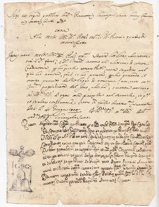 D107-MARCHE-MONTECAROTTO 1704 ATTO PUBBLICO - Imagen 1 de 1