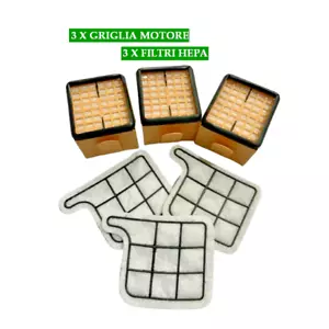Filtri x Aspirapolvere Folletto VK135 VK136 (3 griglie motore + 3 filtri Hepa) - Bild 1 von 5