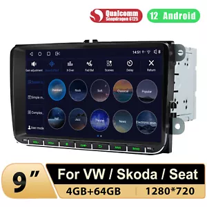 HD 9 Zoll JOYING 2 DIN Android 12 Autoradio Carplay GPS Für VW Golf 5 6 Polo 6R - Bild 1 von 15