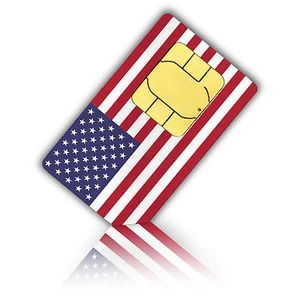 USA Karta SIM Prepaid 50 GB 5G, 14 dni Telefonia Płaska krajowa i międzynarodowa - Zdjęcie 1 z 2