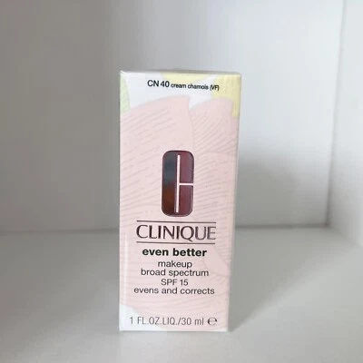 Clinique Even Better Makeup Spf15 - CN 40 Cream Chamois 30ml / 1 fl.oz NIb - Image 1 of 3