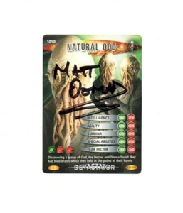 Doctor Who Trading Card Battles in Time #1050 Signed by MATT DOMAN - Picture 1 of 1