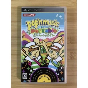 Pop'n Music Portable PSP PlayStation Portable KONAMI Rhythm Action w/Case JP 50 - Picture 1 of 3