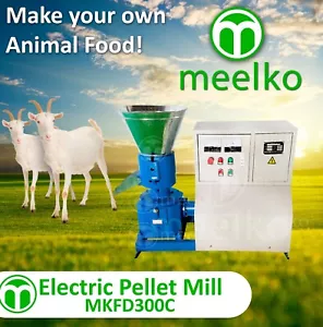 PELLETMÜHLE 22kw ELEKTROMOTOR PELLETPRESSE 3 PHASEN (4 mm Ziege) - MKFD300C - Bild 1 von 5