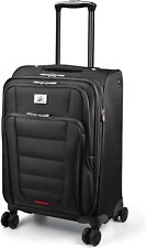Verdi Travel 20 Inch Carry on Bag with USB Charging Port and 8-wheel Spinners