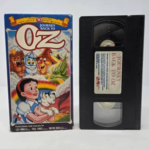JOURNEY BACK TO OZ VHS TAPE 1989 LIZA MINELLI ANIMATED CARTOON WIZARD OF OZ - Picture 1 of 3