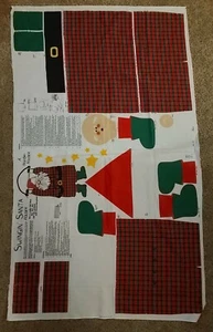 Swinging Santa Holder Springs Fabric Panel 60 x 34 Inches - Picture 1 of 3