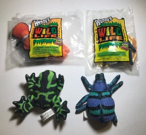 Lot Of 4 Wendy’s WILD LIFE Soft Toys | (Wendy's, 2000) - Picture 1 of 10