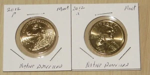 2012pd US Mint Native Americans Dollar 10P19-20-3 Trade Routes - Picture 1 of 4