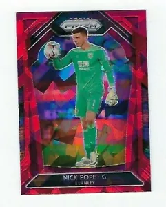 2020/21 PANINI PRIZM PREMIER LEAGUE NICK POPE RED ICE #46 BURNLEY - Foto 1 di 1