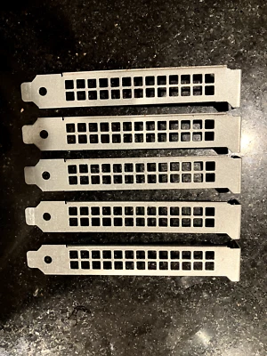 LOTE x5 Dell OptiPlex 3010 7010 7020 9020 Altura Completa Ventilada PCI Ranura Cubierta N680D Foto 1 de 4