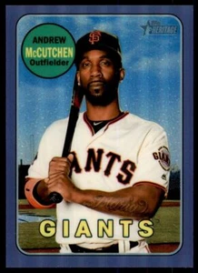 2018 Topps Heritage Andrew McCutchen #THC-705 Refractor - Picture 1 of 2