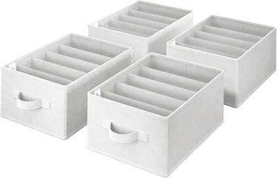 Organizer per Armadio, 4 Pezzi Contenitori per Armadio Salvaspazio, Organizer Ca - Immagine 1 di 4