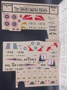 MicroScale | No. 72-104 | 1:72 Northrop F-5A Asia Decals - Picture 1 of 1