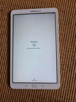 Samsung Galaxy Tab A6 SM-T580, 10.1" 16GB, Wi-Fi, weiß, gebraucht, guter Zustand - Bild 1 von 4