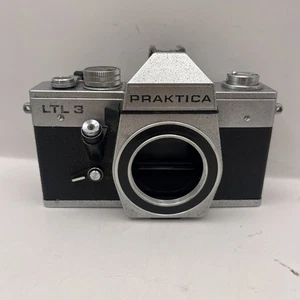 Vintage Praktica LTL3 analoge Spiegelreflexkamera 35 mm schwarz nur Gehäuse – funktioniert - Bild 1 von 10