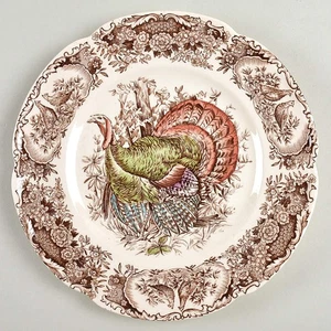 Johnson Brothers Wild Turkeys Brown  Salad Plate 285690 - Picture 1 of 1
