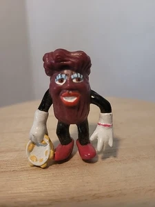 California Raisin Lady Female PIN PVC Pink High Heel Shoes 1988 Figur Vintage - Bild 1 von 5
