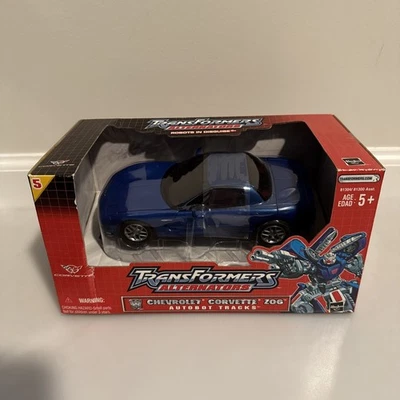Transformers Alternators Hasbro Autobot Tracks Cheverolet Corvette Z06 BLUE NEW - Image 1 of 4