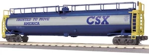 MTH 30-7357 CSX 33K Gallonen Tankwagen keine Straße # Spur O Rail King Blue - Bild 1 von 19