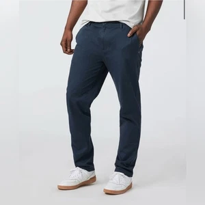 Vuori Men’s Pants 32 (fits 34) All Ways Chino Navy Performance Activewear V447 - Picture 1 of 15