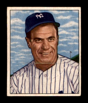 Bowman #219 1950 Hank Bauer (ex) novato ~ GFCC Foto 1 de 3