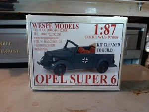 1:87 Opel Super 6 Wespe Models - Resin Bausatz 87008. Fabrik.  Kostenloser Versand! - Bild 1 von 3