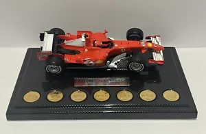 Michael Schumacher Ferrari 7 Coin Model 1:18 Scale Model 472/1000 Collector Item - Picture 1 of 10