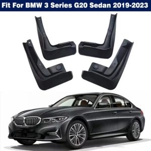 New Set Splash Guards Mudguards Mud Flaps For BMW 3 Series G20 Sedan 2019-2023 - Picture 1 of 10