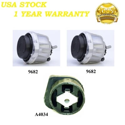 Montaje de motor y transmisión 3 piezas para BMW 335xi 2007-2008 3,0 L Turbo Foto 1 de 4