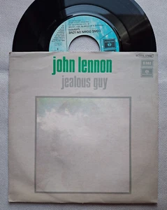 JOHN LENNON JEALOUS GUY EMI PARLOPHONE 1981 45 RPM 7" - Foto 1 di 1