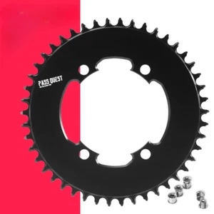 107BCD Bicycle Chainring 42T-58T Close Disc Black Chainwheel Narrow Wide Teeth - Picture 1 of 36