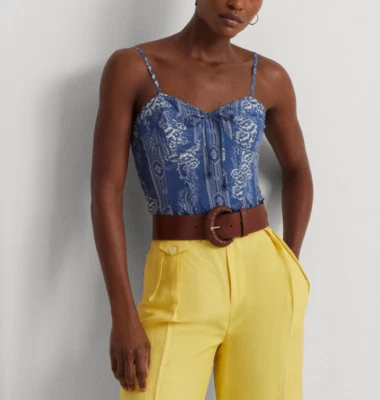 Top Bustier Floral Lauren Ralph Lauren Precio de venta sugerido por el fabricante $145 Foto 1 de 4